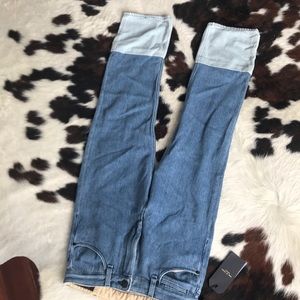 Rag &Bone -high waisted , straight leg jeans